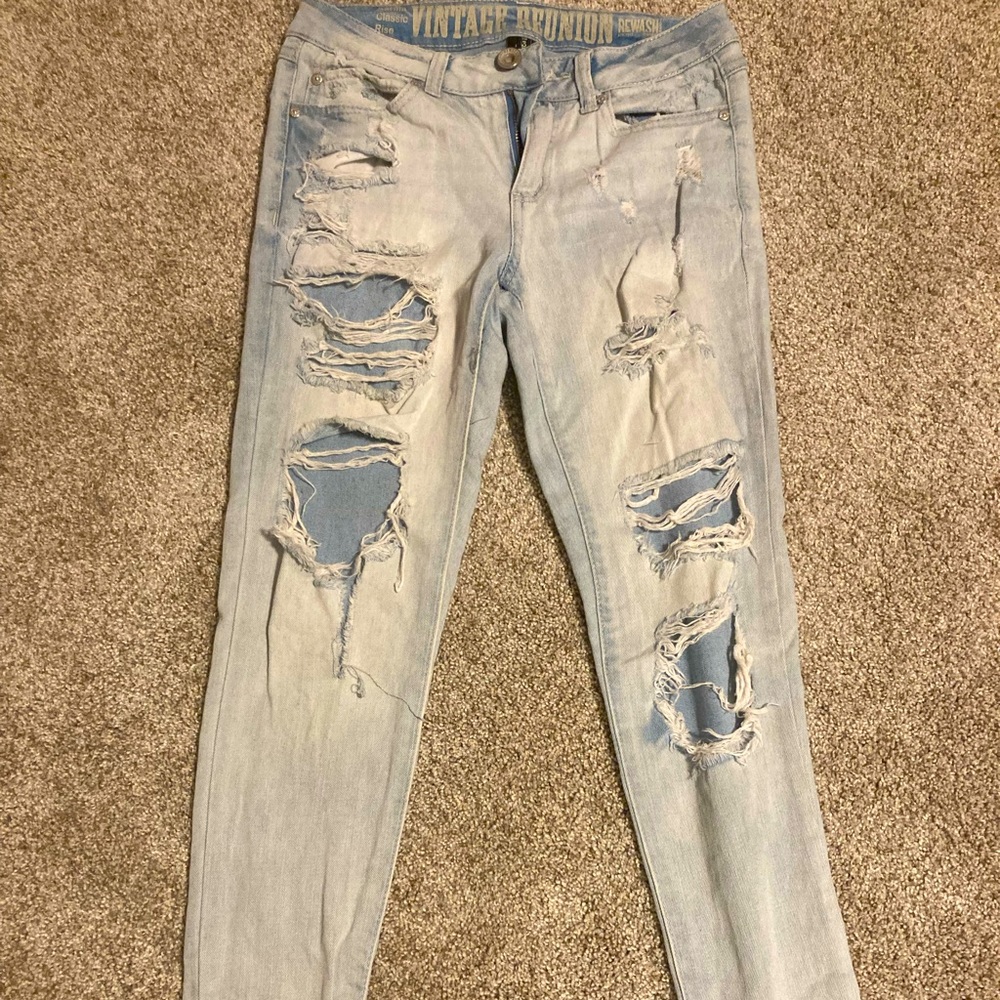 VINTAGE REUNION karma classic rise jeans